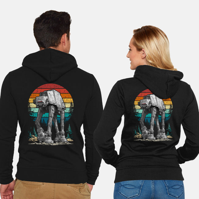 The Walker Vintage-Unisex-Zip-Up-Sweatshirt-DrMonekers