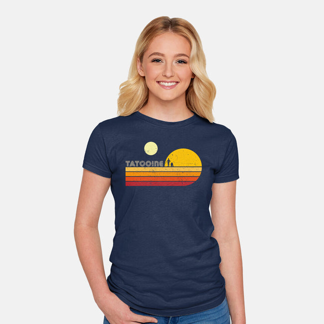 Two Suns Vintage-Womens-Fitted-Tee-DrMonekers