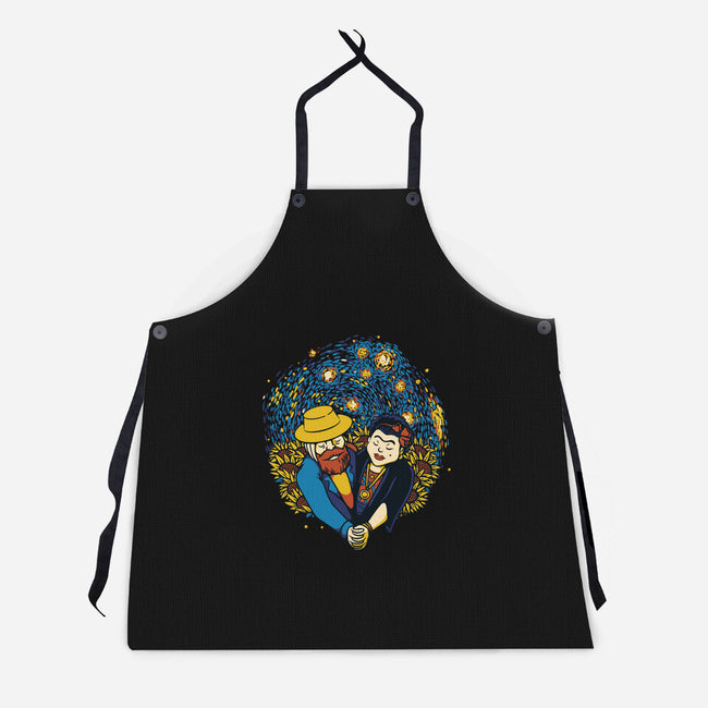 Sunflower Lovers-Unisex-Kitchen-Apron-tobefonseca