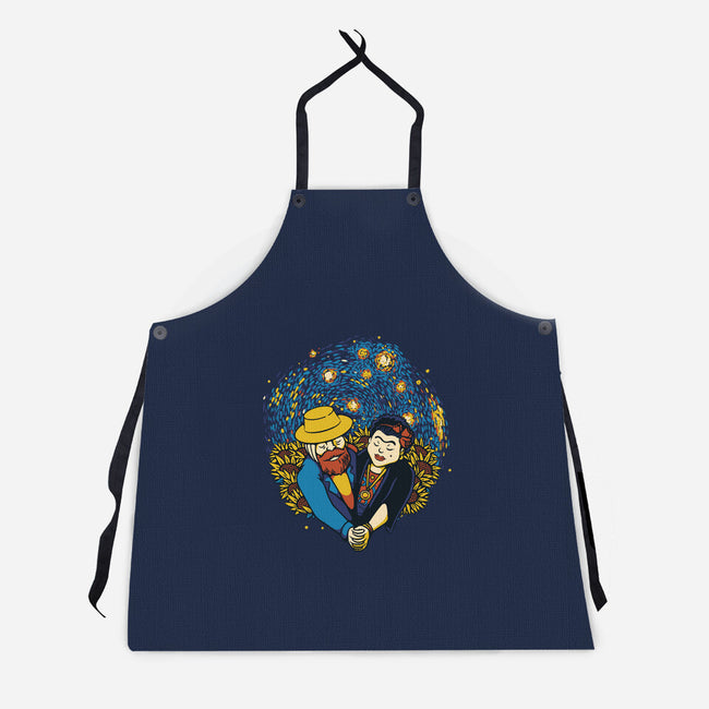 Sunflower Lovers-Unisex-Kitchen-Apron-tobefonseca