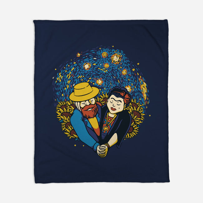 Sunflower Lovers-None-Fleece-Blanket-tobefonseca