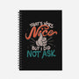 I Did Not Ask-None-Dot Grid-Notebook-tobefonseca