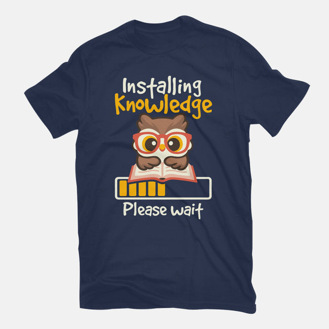 Installing Knowledge-Unisex-Basic-Tee-NemiMakeit