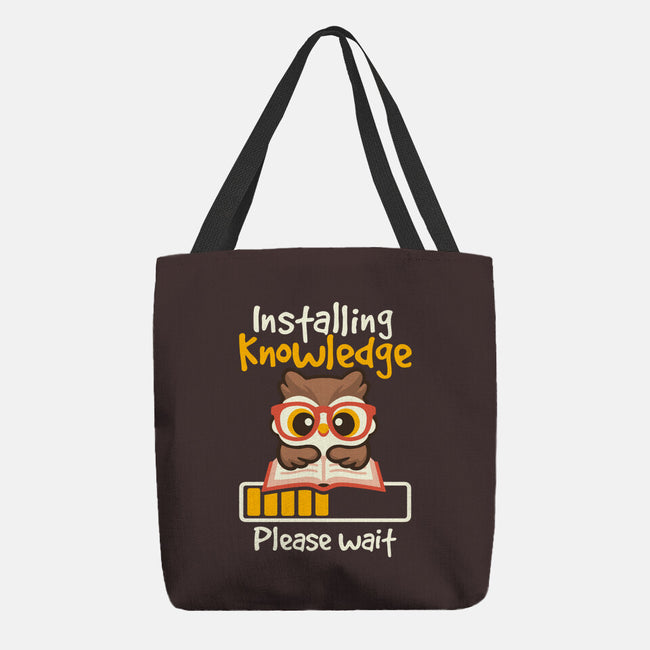 Installing Knowledge-None-Basic Tote-Bag-NemiMakeit