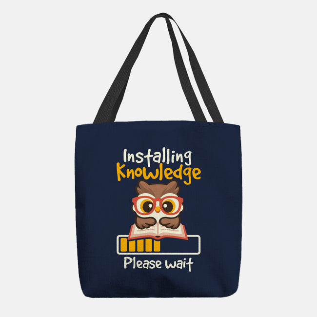 Installing Knowledge-None-Basic Tote-Bag-NemiMakeit