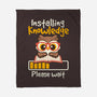 Installing Knowledge-None-Fleece-Blanket-NemiMakeit