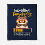 Installing Knowledge-None-Fleece-Blanket-NemiMakeit