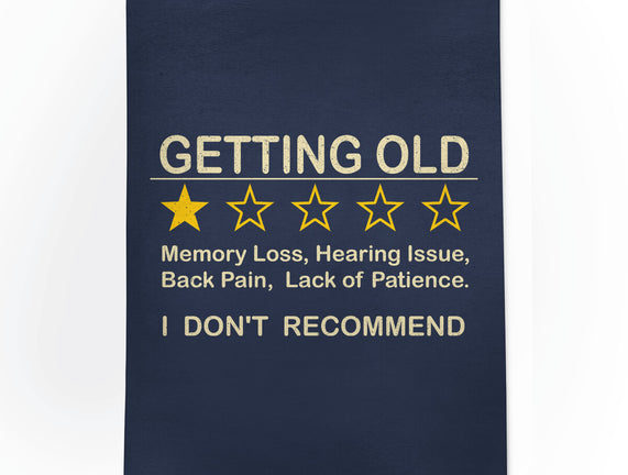 Getting Too Old