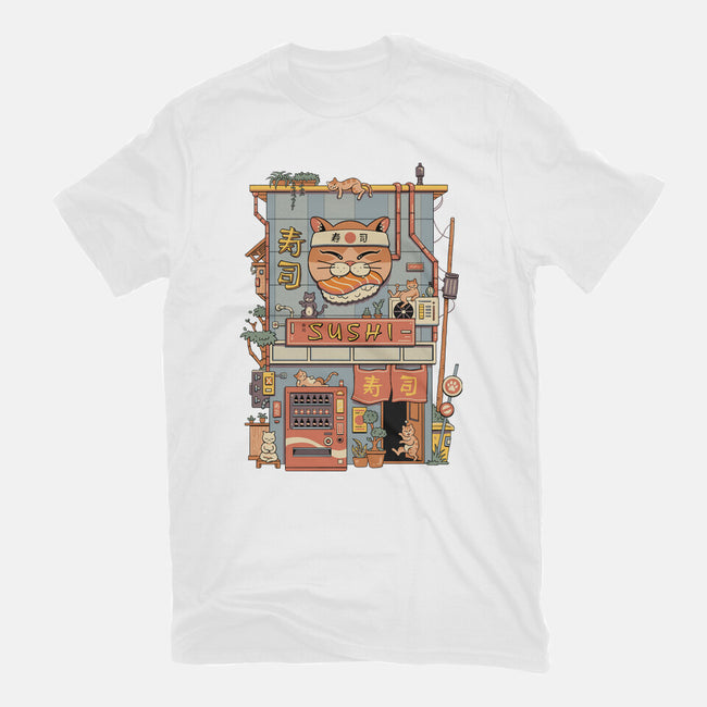 Neko Sushi House-Mens-Premium-Tee-vp021