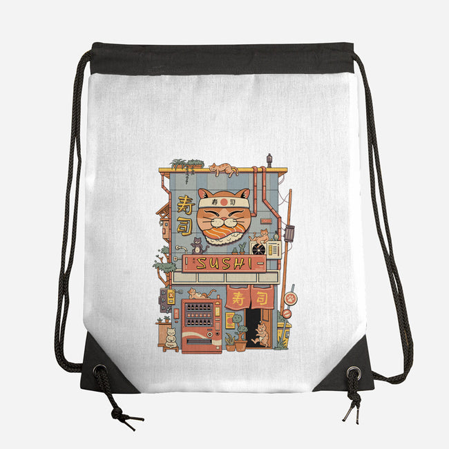 Neko Sushi House-None-Drawstring-Bag-vp021