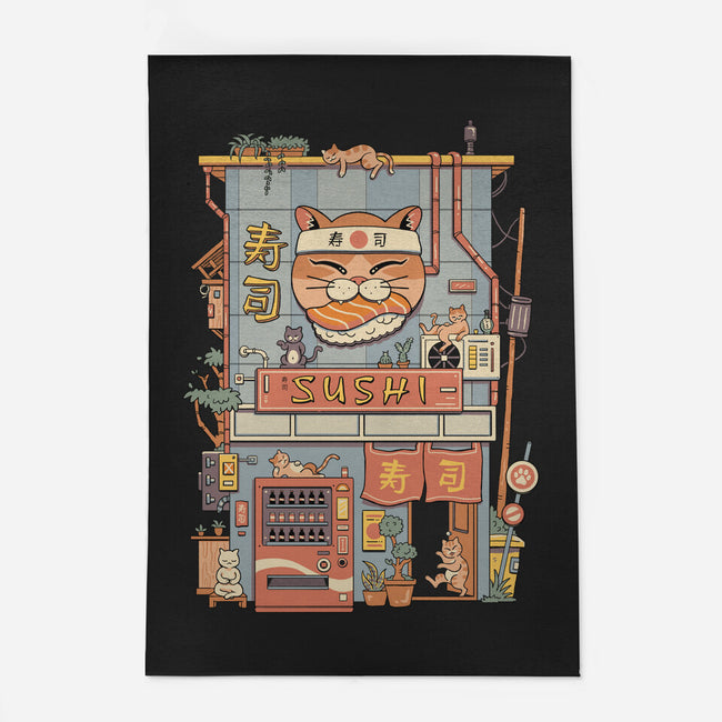 Neko Sushi House-None-Indoor-Rug-vp021