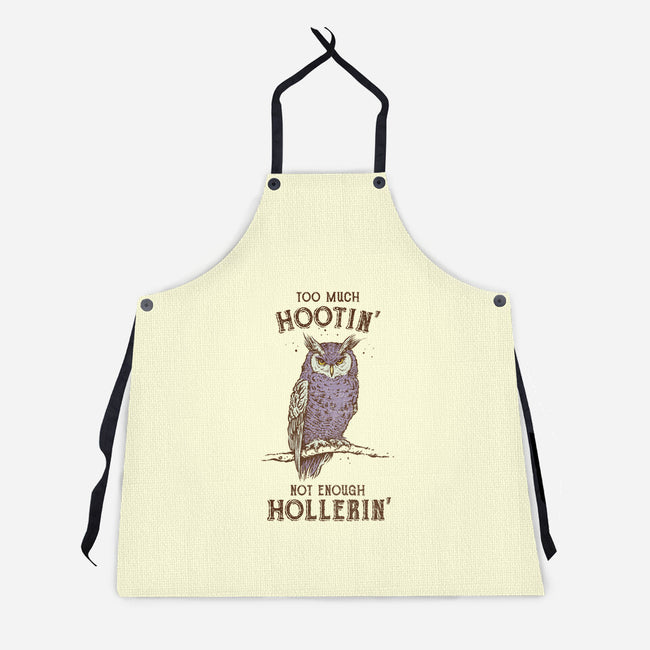 Too Much Hootin-Unisex-Kitchen-Apron-kg07