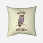 Too Much Hootin-None-Removable Cover-Throw Pillow-kg07