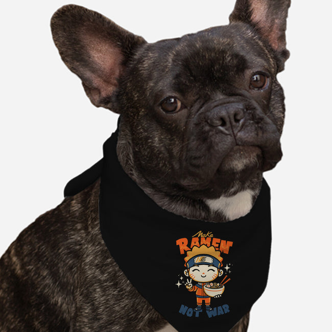 Make Ramen Not War-Dog-Bandana-Pet Collar-estudiofitas