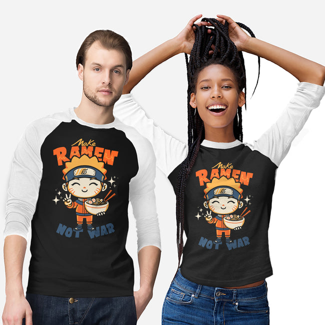 Make Ramen Not War-Unisex-Baseball-Tee-estudiofitas