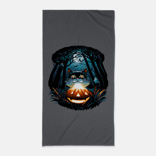 Halloween Mystery-None-Beach-Towel-daobiwan