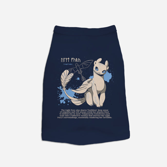 Light Fury Love-Dog-Basic-Pet Tank-yumie