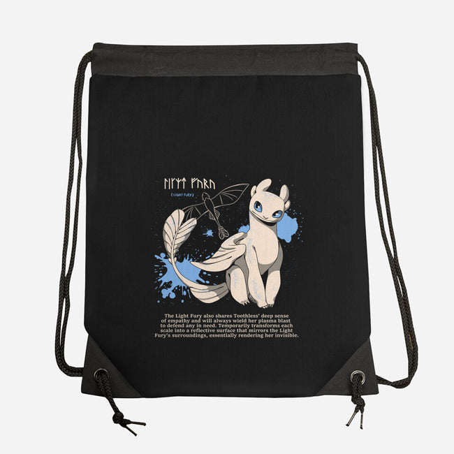 Light Fury Love-None-Drawstring-Bag-yumie