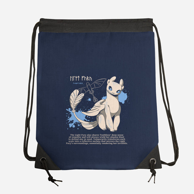 Light Fury Love-None-Drawstring-Bag-yumie