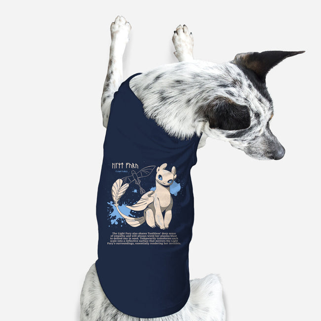 Light Fury Love-Dog-Basic-Pet Tank-yumie