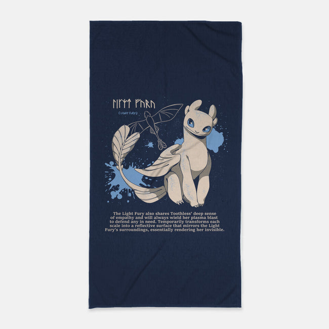 Light Fury Love-None-Beach-Towel-yumie