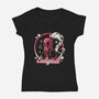 Ladypool-Womens-V-Neck-Tee-yumie