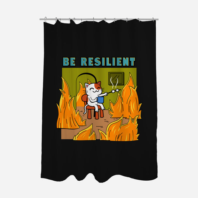 Be Resilient-None-Polyester-Shower Curtain-Boggs Nicolas