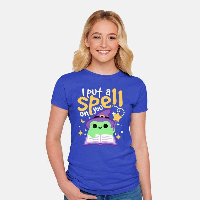 I Put A Spell On You-Womens-Fitted-Tee-NemiMakeit