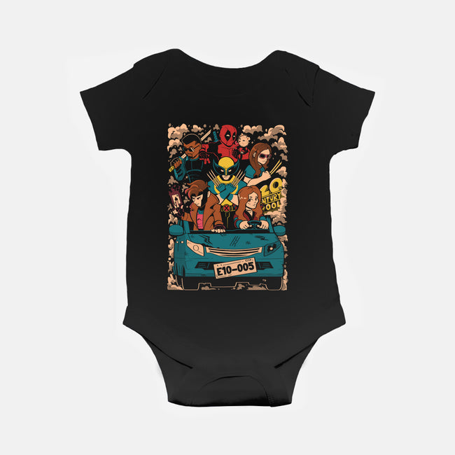 Multiverse Cameo Ride-Baby-Basic-Onesie-Heyra Vieira