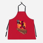 The Dog King-Unisex-Kitchen-Apron-patrickgp