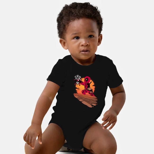 The Dog King-Baby-Basic-Onesie-patrickgp