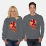 The Dog King-Unisex-Crew Neck-Sweatshirt-patrickgp