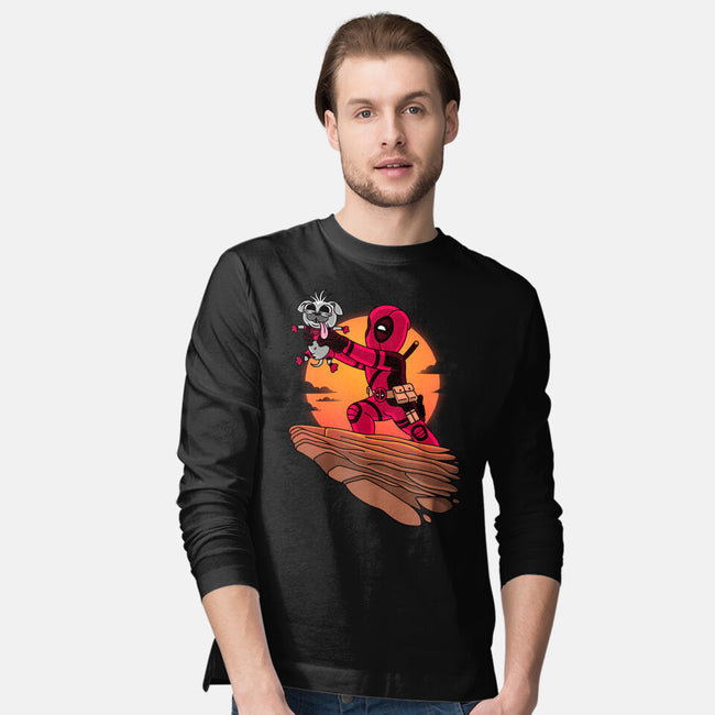 The Dog King-Mens-Long Sleeved-Tee-patrickgp