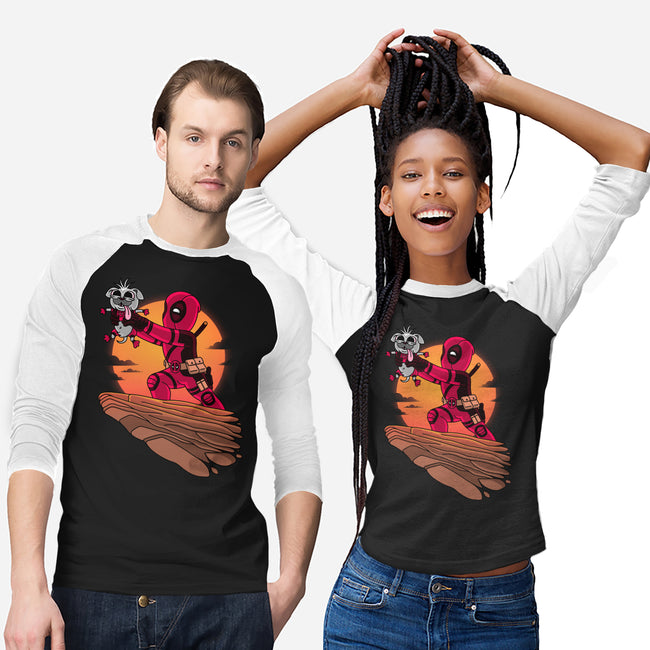 The Dog King-Unisex-Baseball-Tee-patrickgp