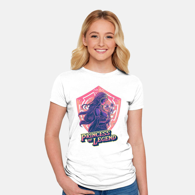 Princess Of Legend-Womens-Fitted-Tee-rmatix