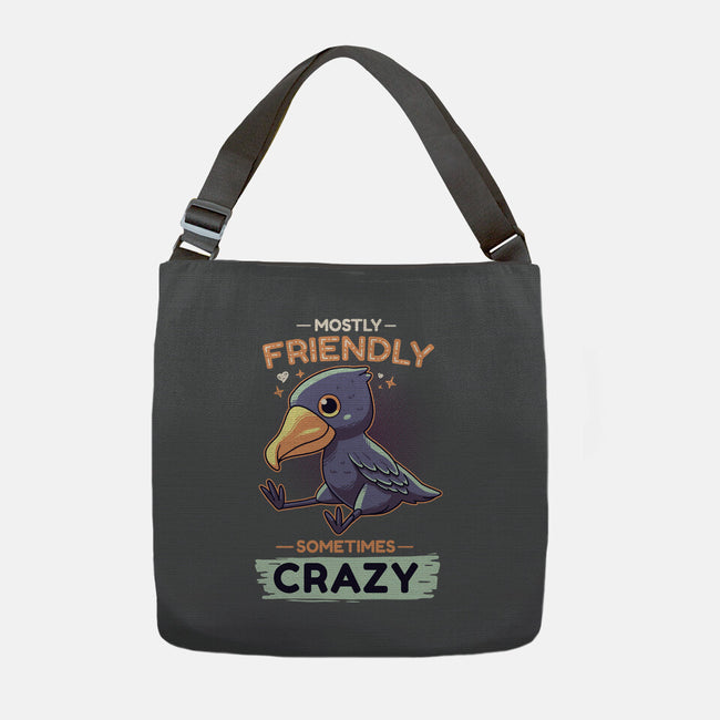 Sometimes Crazy-None-Adjustable Tote-Bag-Geekydog