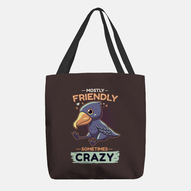 Sometimes Crazy-None-Basic Tote-Bag-Geekydog