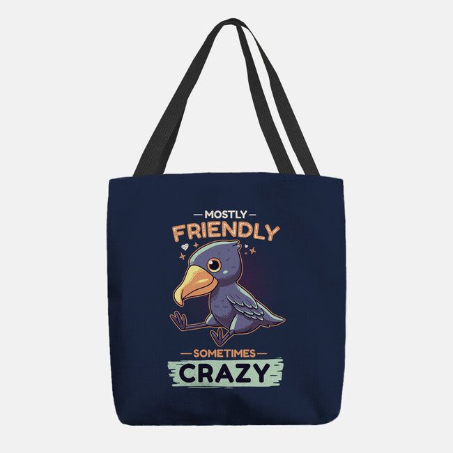 Sometimes Crazy-None-Basic Tote-Bag-Geekydog