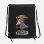 Sometimes Crazy-None-Drawstring-Bag-Geekydog