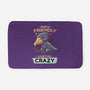 Sometimes Crazy-None-Memory Foam-Bath Mat-Geekydog