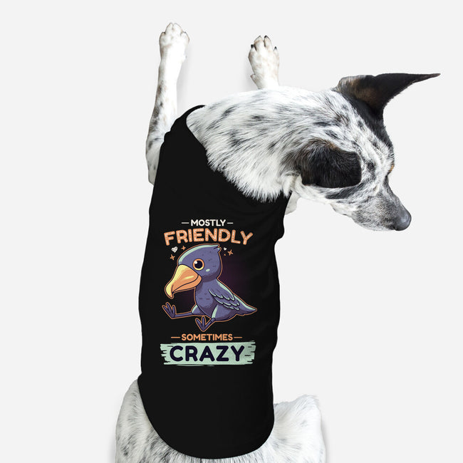 Sometimes Crazy-Dog-Basic-Pet Tank-Geekydog