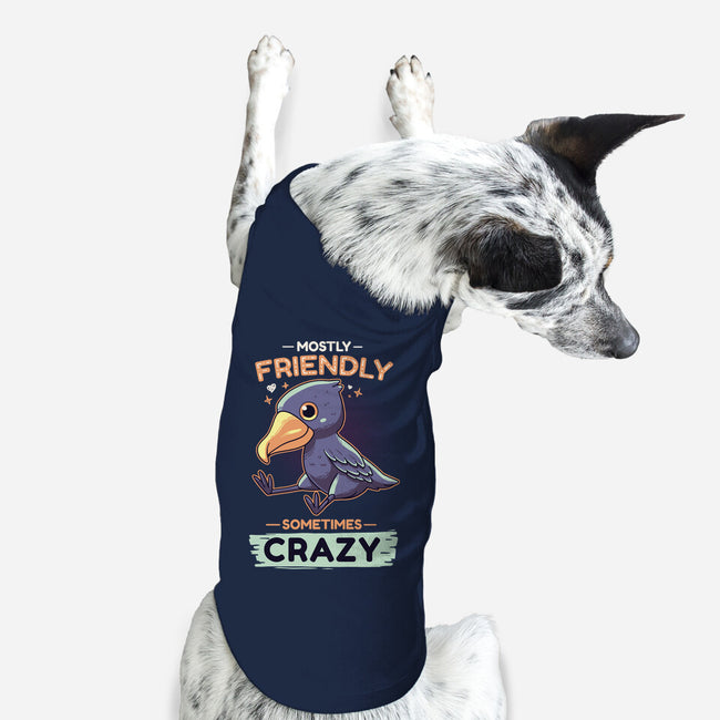 Sometimes Crazy-Dog-Basic-Pet Tank-Geekydog