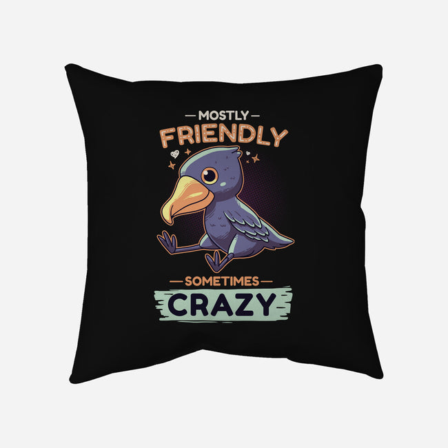 Sometimes Crazy-None-Non-Removable Cover w Insert-Throw Pillow-Geekydog