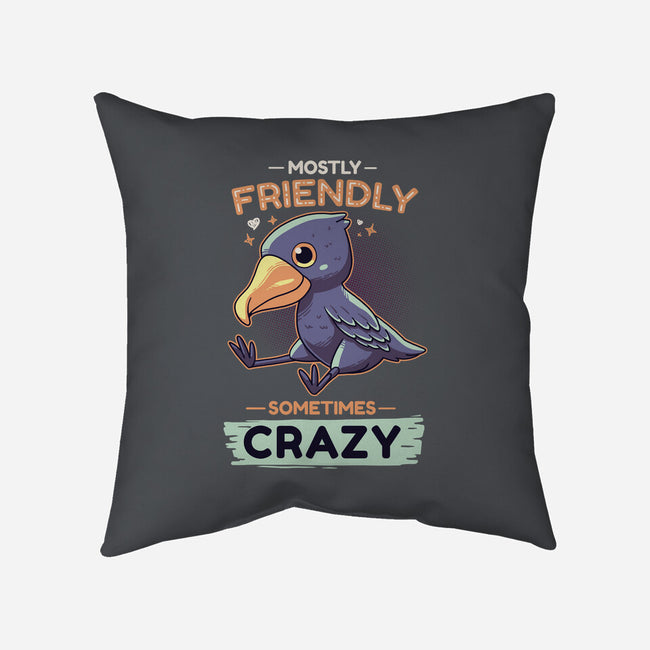 Sometimes Crazy-None-Non-Removable Cover w Insert-Throw Pillow-Geekydog