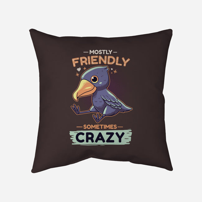 Sometimes Crazy-None-Non-Removable Cover w Insert-Throw Pillow-Geekydog