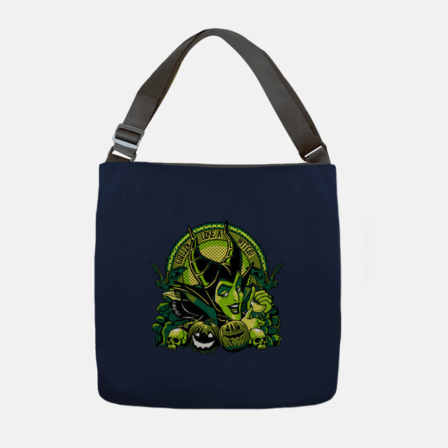 Chillin Like A Witch-None-Adjustable Tote-Bag-panicking_bat