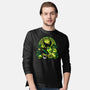 Chillin Like A Witch-Mens-Long Sleeved-Tee-panicking_bat