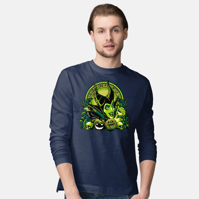 Chillin Like A Witch-Mens-Long Sleeved-Tee-panicking_bat