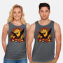 Blah Blah Blah-Unisex-Basic-Tank-panicking_bat