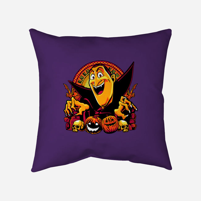 Blah Blah Blah-None-Removable Cover-Throw Pillow-panicking_bat